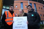 Salford Junior Doctors On Strike 